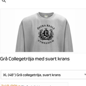 Collegetröja  - Östra real-tröja! Helt oanvänd , då jag råkade köpa fel storlek. 💓köparen står för frakt