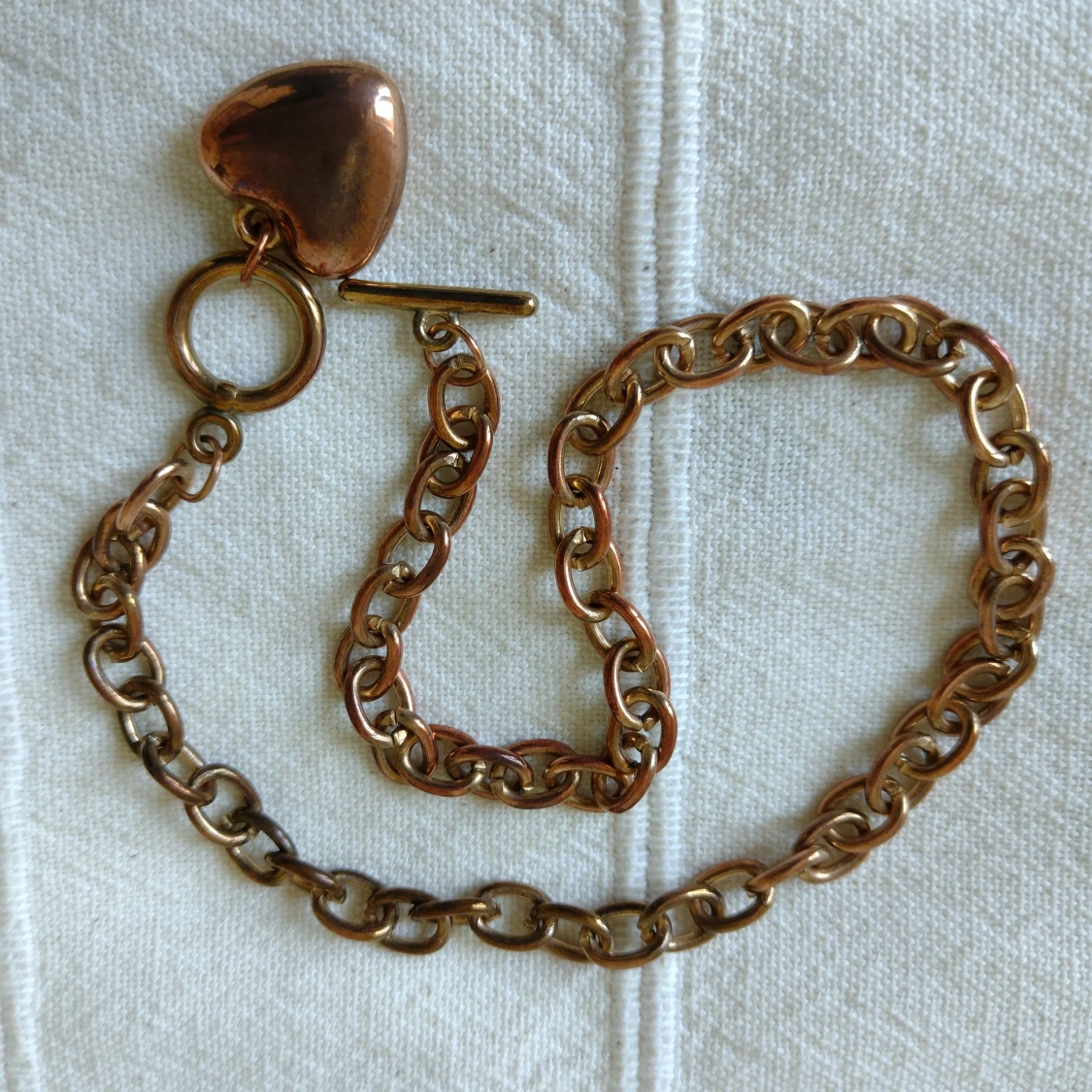 Halsband/halskedja - halskedja med berlock - hjärta 🤎 - 91