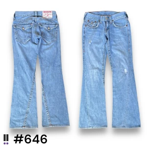 true religion 646 - true religion jeans i modellen Joey💜innerben, 82cm💜ytterben, 107cm💜midja rakt över, 40cm💜benöppning, 25cm