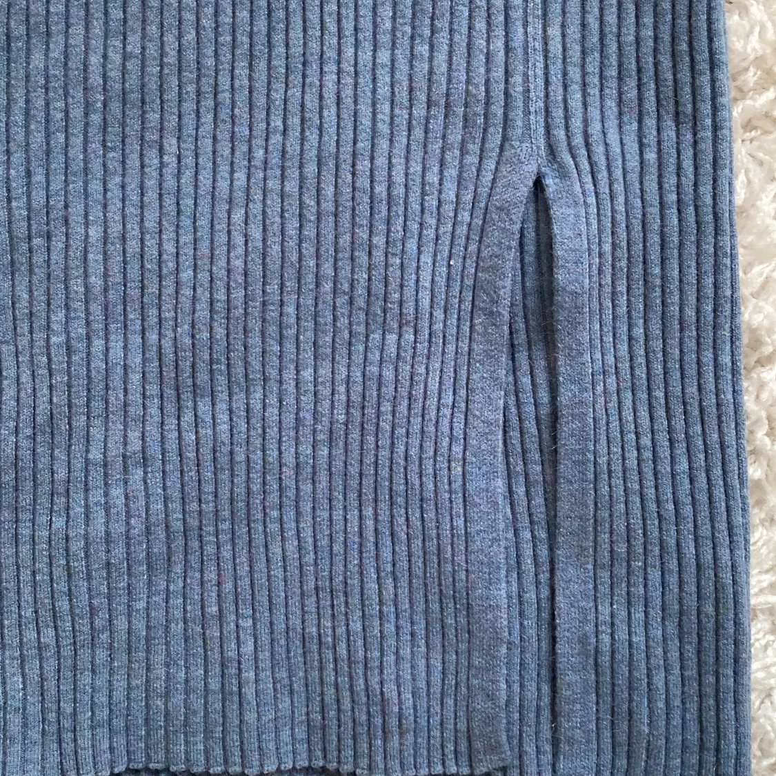 Ribbstickad kjol - 90