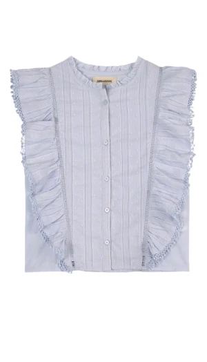 Zadig blus  - Så fin ljusblå blus från Zadig&voltaire❤️nypris är 900kr