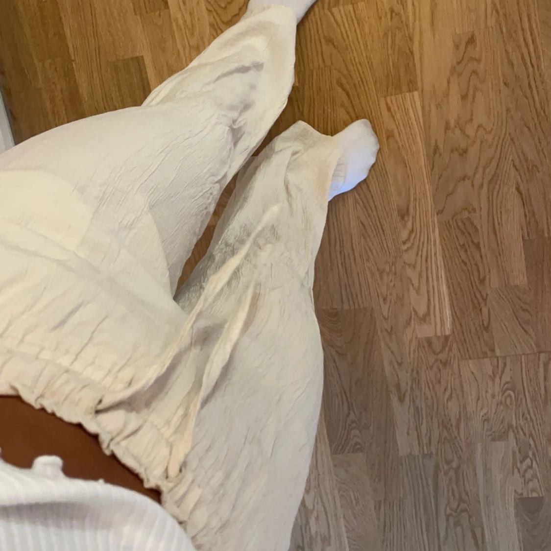 Linnebyxor strl xs  - 90