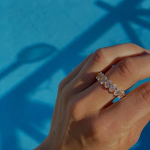 18k Guldplätering - Nu är diamantringarna tillbaka!! Passa på att köp de innan de tar slut💗 18k Guldplätering med stainless steel som huvudmaterial⭐️