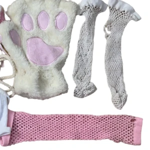 Handskar - Fishnet handskar