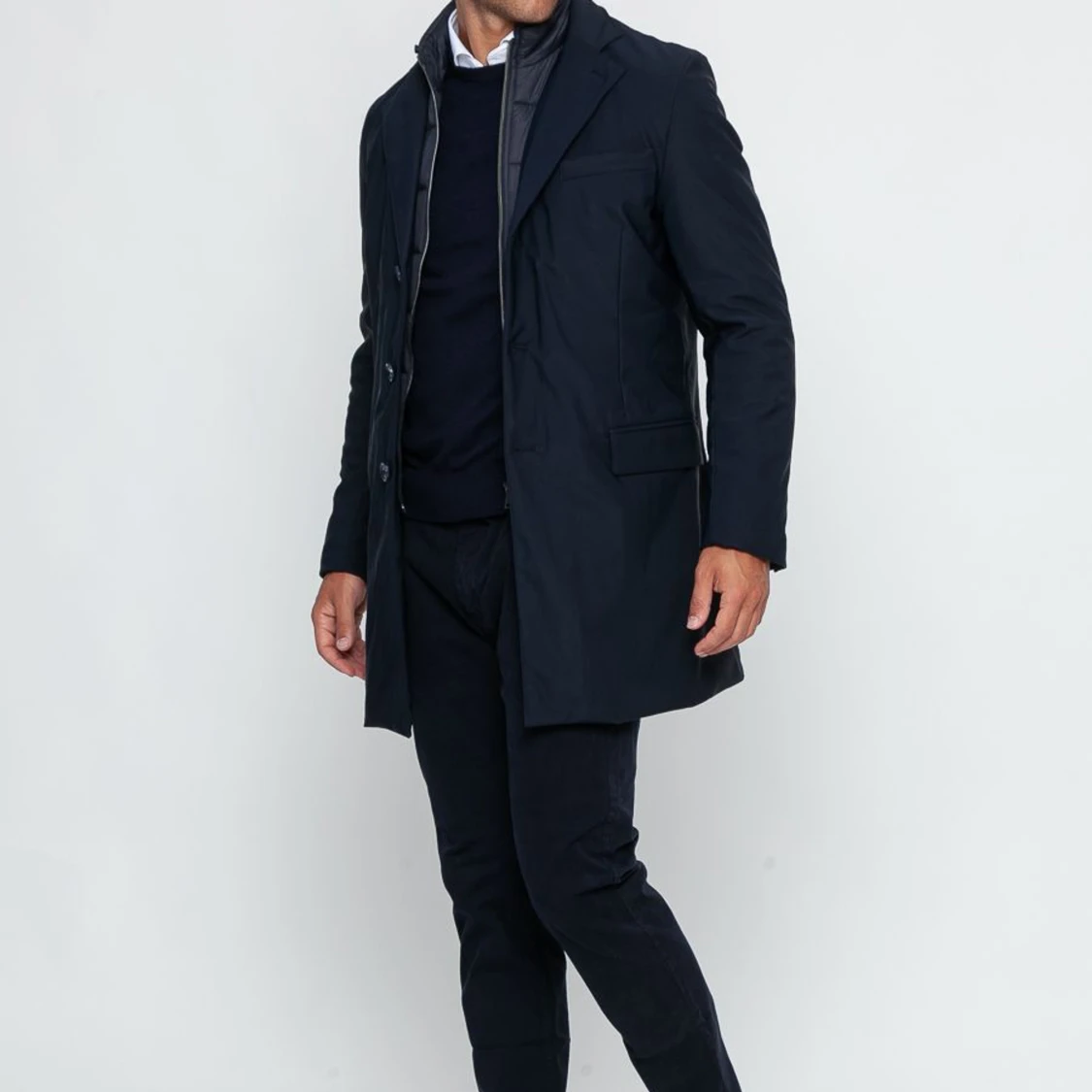 Blå Trenchcoat - 91