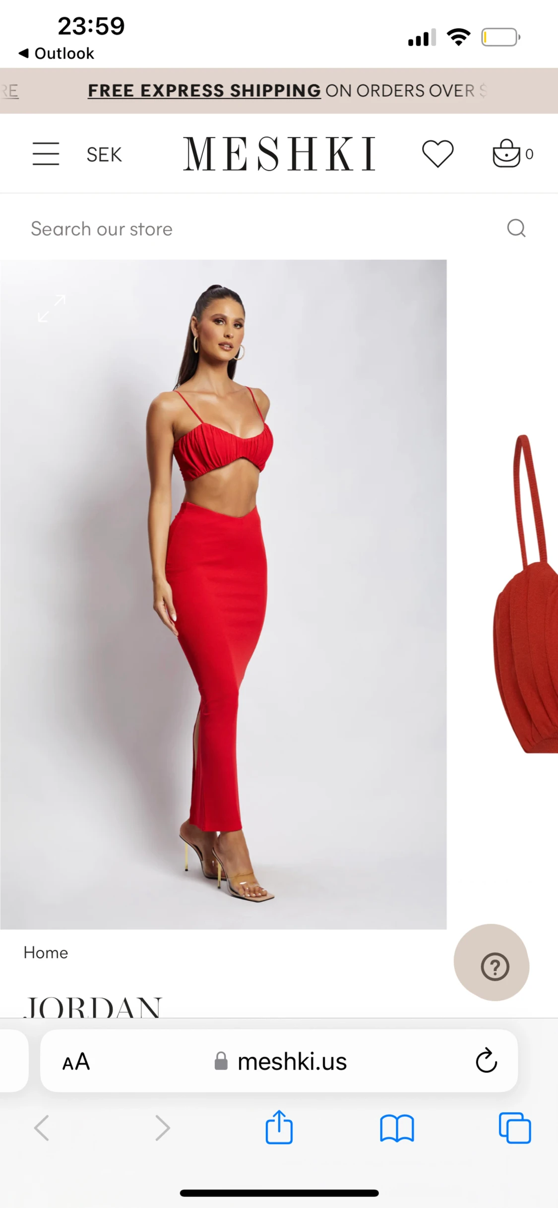 Meshki sett, klänning, festkläder  - 90