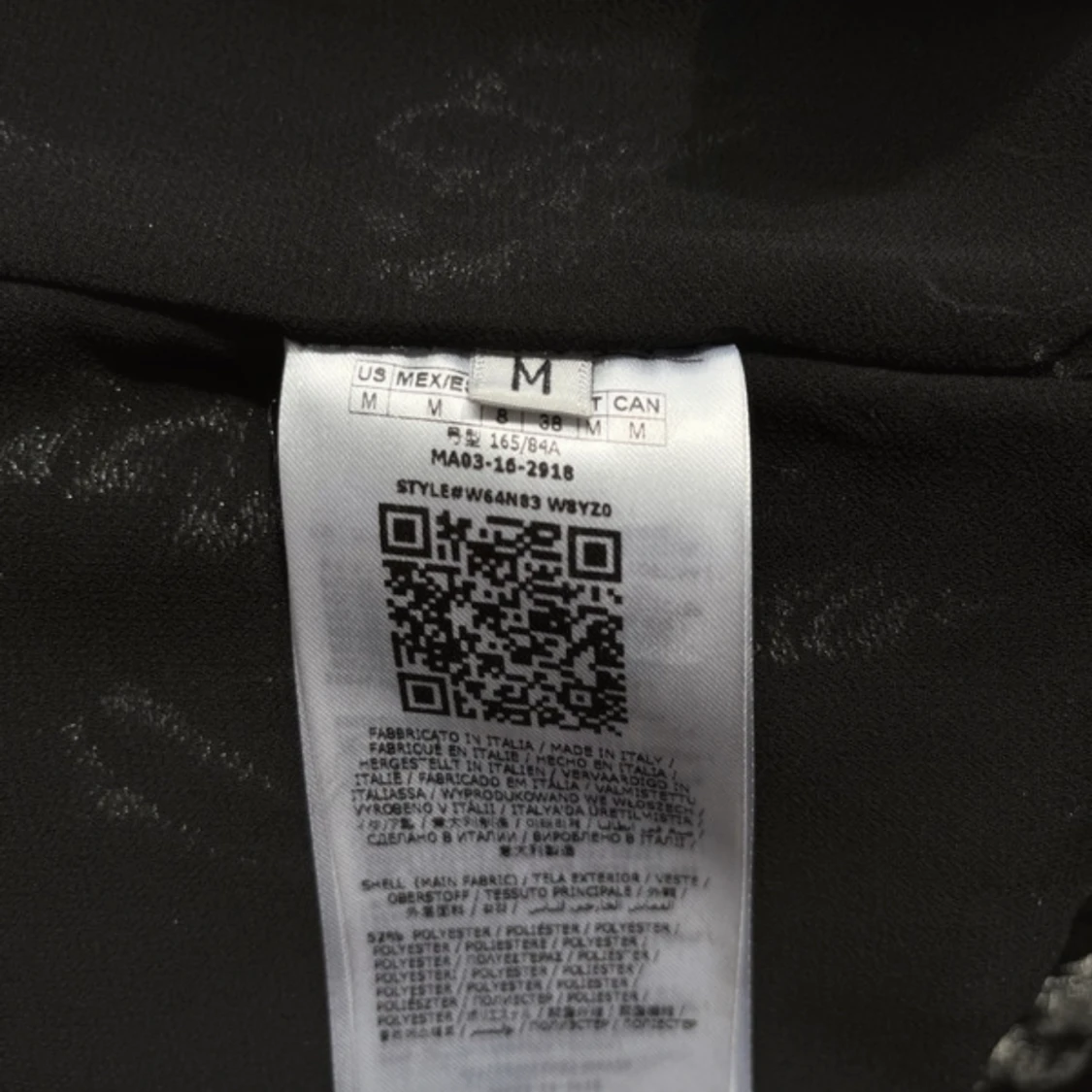 Mönstrad bomberjacka - 90