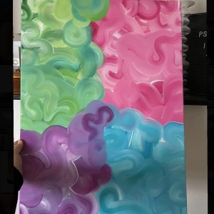 Tavla - 50x70 i storlek. Egenmålad canvas