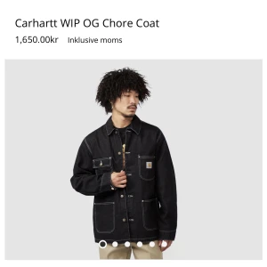 Nypris 1650kr Carhartt WIP OG Chore Coat, XXL - Helt ny och endast provad. Ca 82 cm lång och ca 65 cm över bröstet.