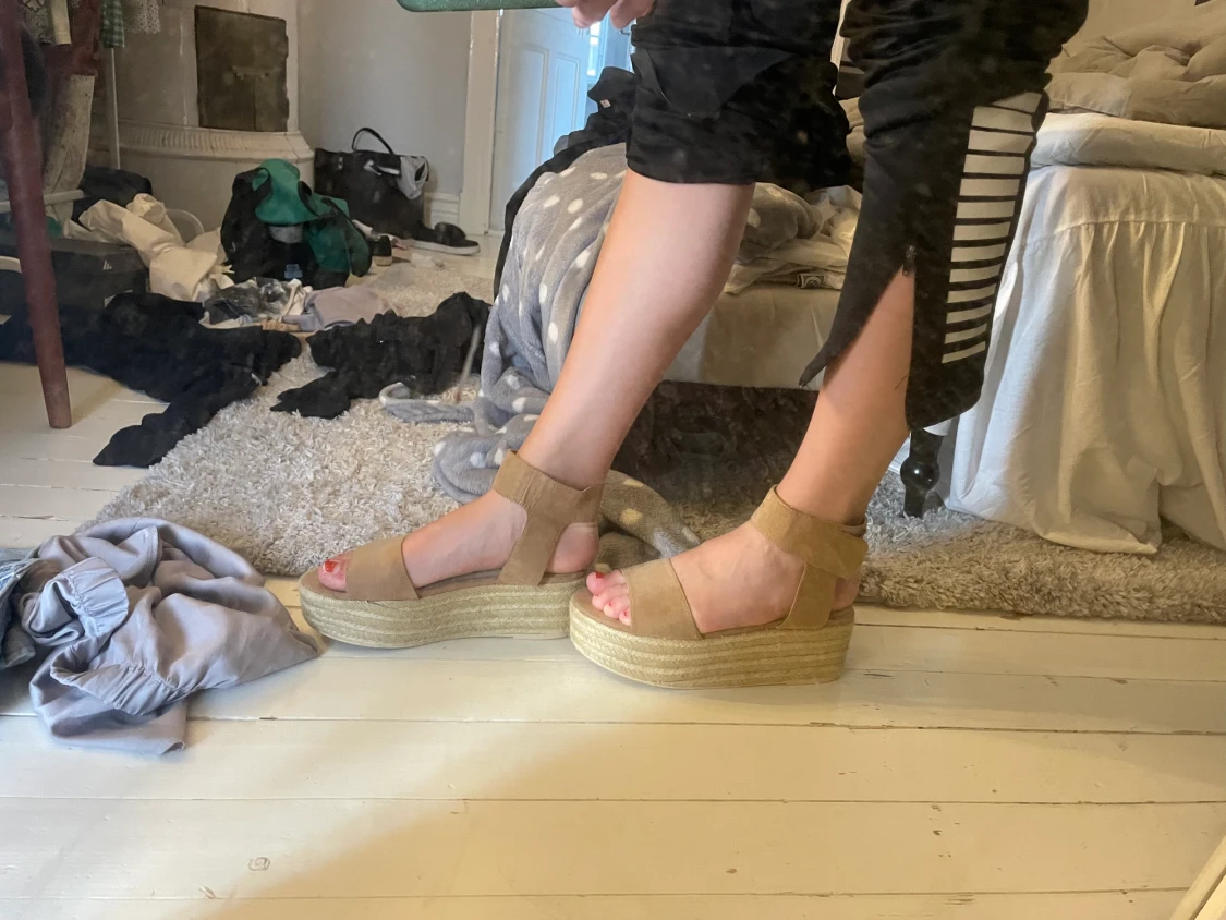 Beiga klackskor - 90