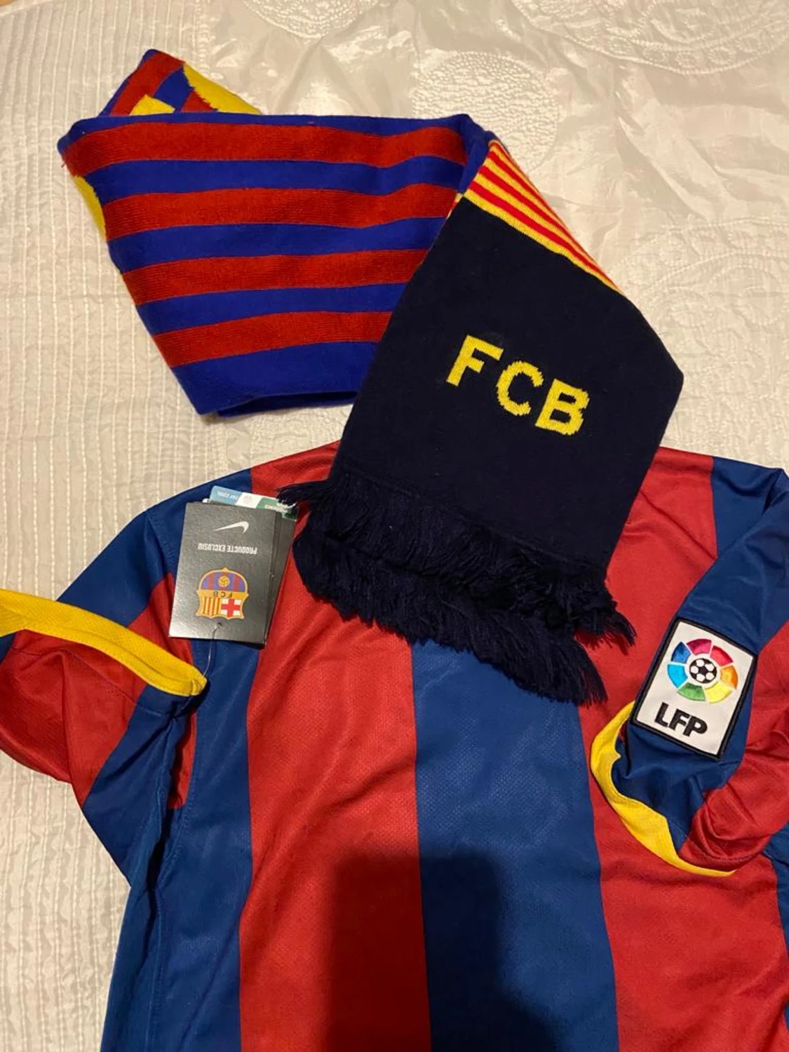 Barcelona tröja och halsduk  - 90