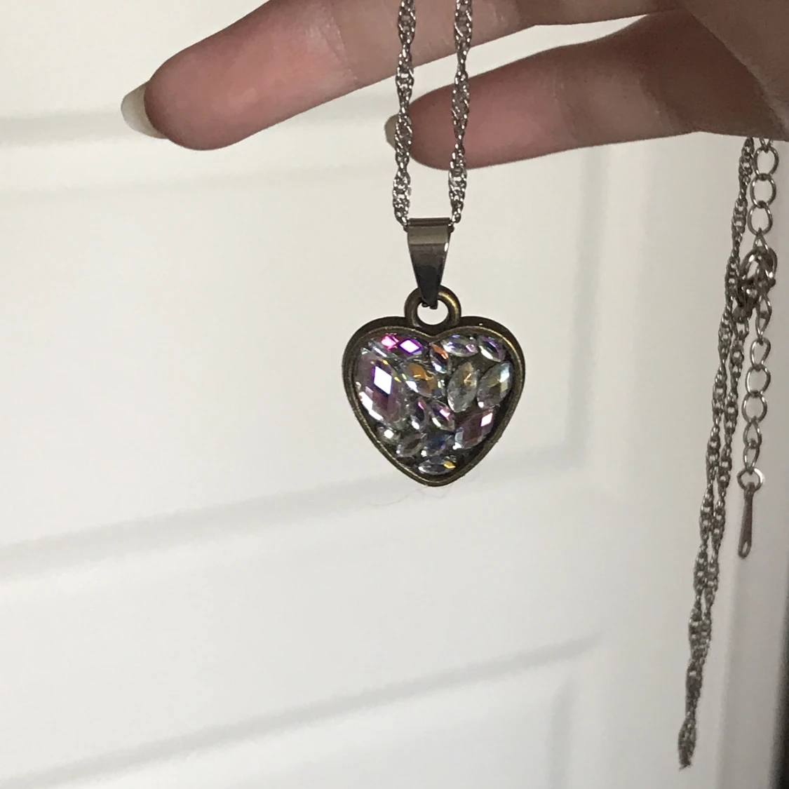 Hjärtformat halsbandshänge 