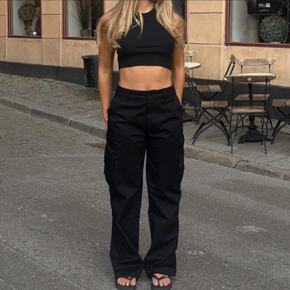 adsgn cargobyxor storlek S - 91