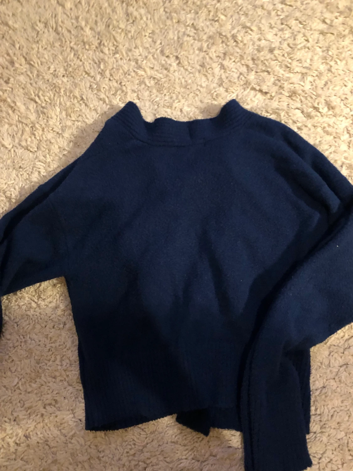 blå varm kofta - 90