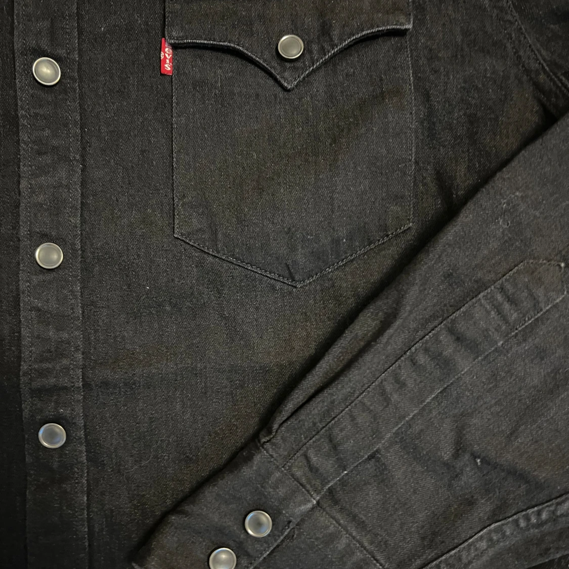 Svart Levis jeansjacka  - 90