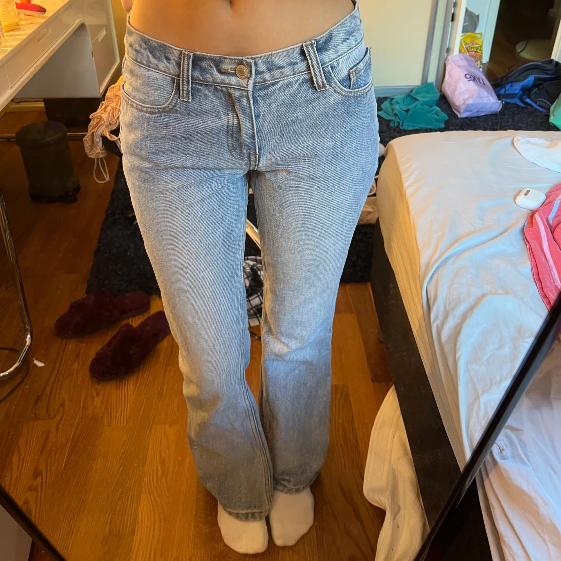 Flared jeans
