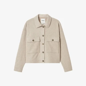 Beige kort kappa - .