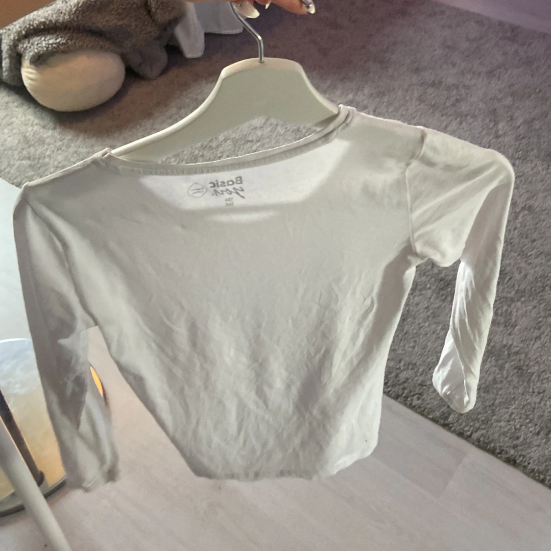 Vit långärmad tröja från Basic You - 90