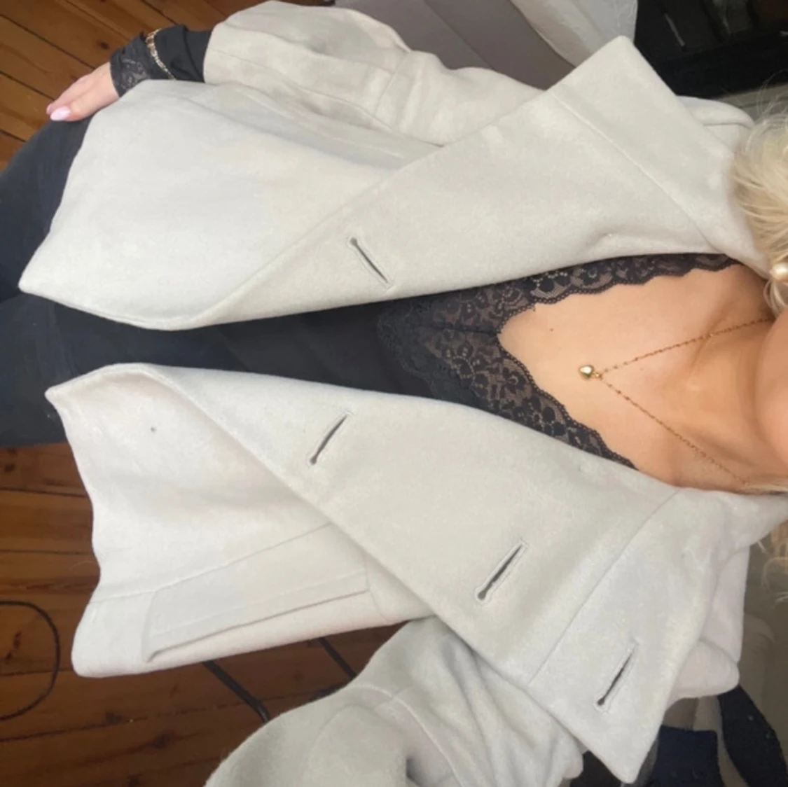 Trekvartsärmad kappa