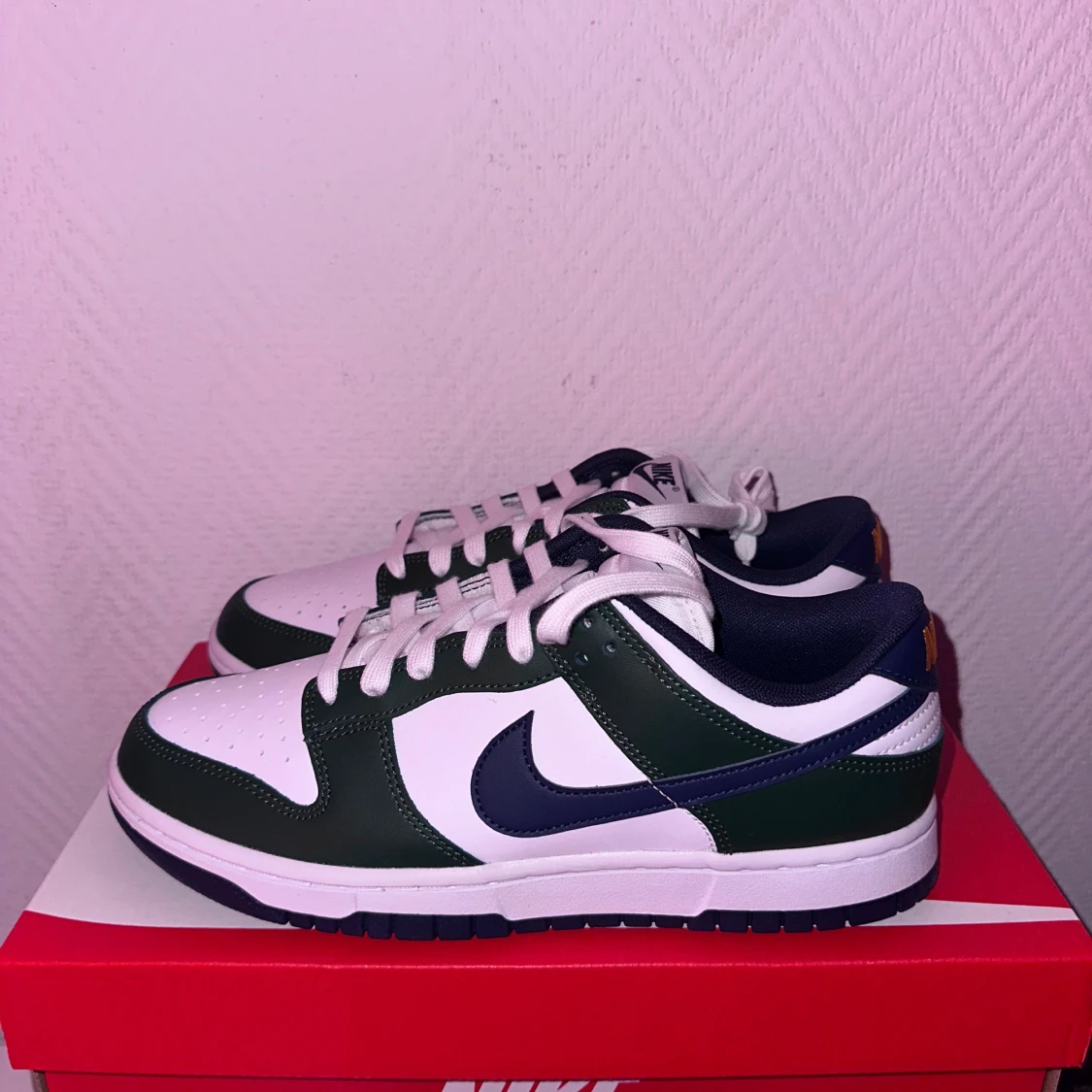 Nike - Dunk - Gröna Och Mörkblå Sneakers