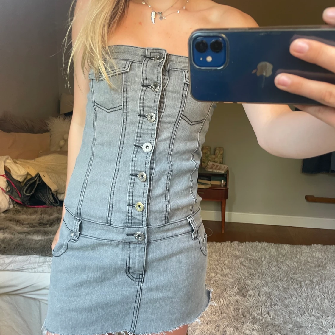 Jeansklänning  - 90