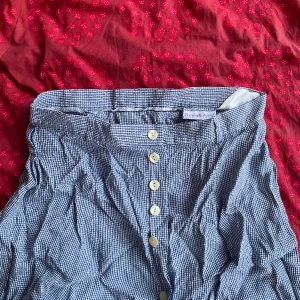 Rutig långkjol - Vintage långkjol från polarn o pyret, midja 38cm längd 90cm