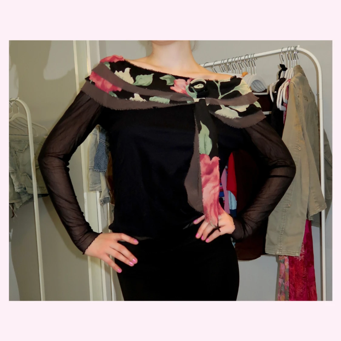 Off the shoulder tröja