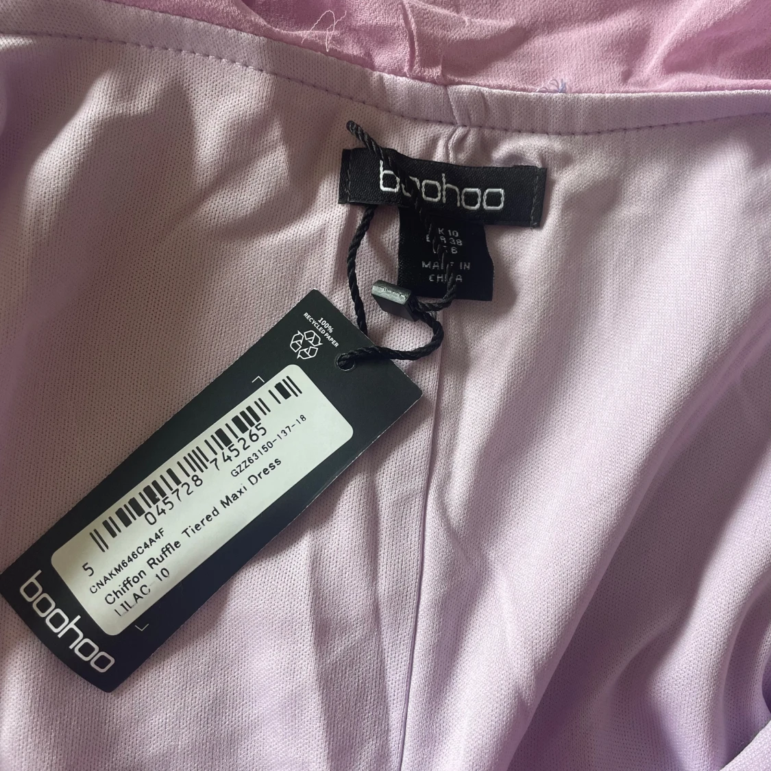 Rosa balklänning/långklänning - 91