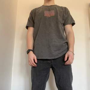 En T-shirt från Urban outfitters! Jag är ca 180cm och väger 80kg!