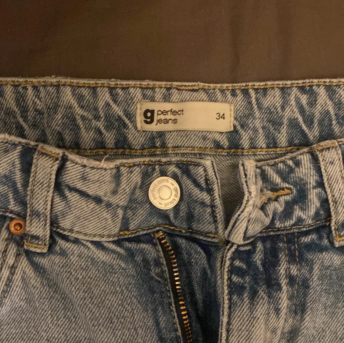 Ljus blåa jeans  - 90