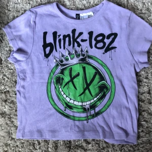 Magtröja med bandet Blink 182 - Fint skick, inga fläckar eller hål i den. Säljer den pågrund att det inte är min stil längre😊 Är i storlek Xs men funkar på mig som är S 