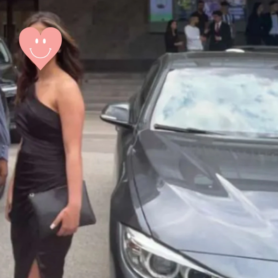 One shoulder klänning från dressroomlinne - 91