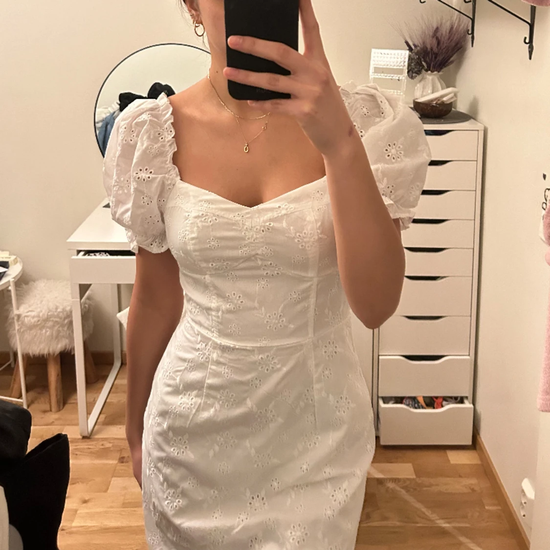 Vit klänning/studentklänning