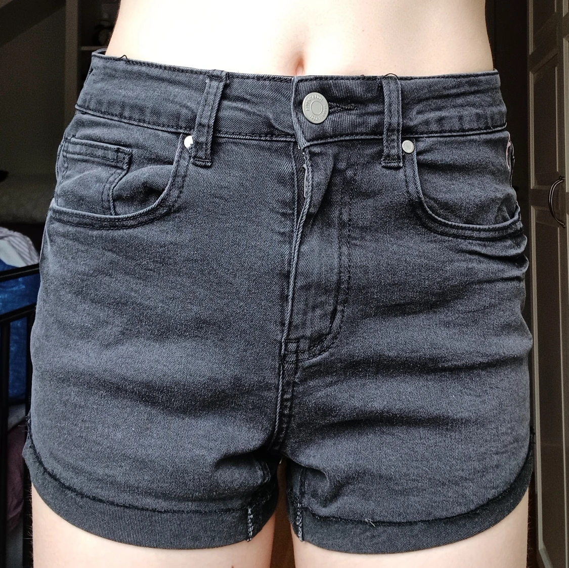 Svarta jeansshorts🩷 - 2