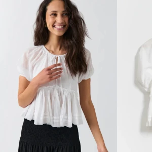 Gina blus  - Säljer denna extremt fina blus ifrån Gina tricot i storlek M men som passar någon i storlek S. Endast testad❤️nypris 359, mitt pris 300!