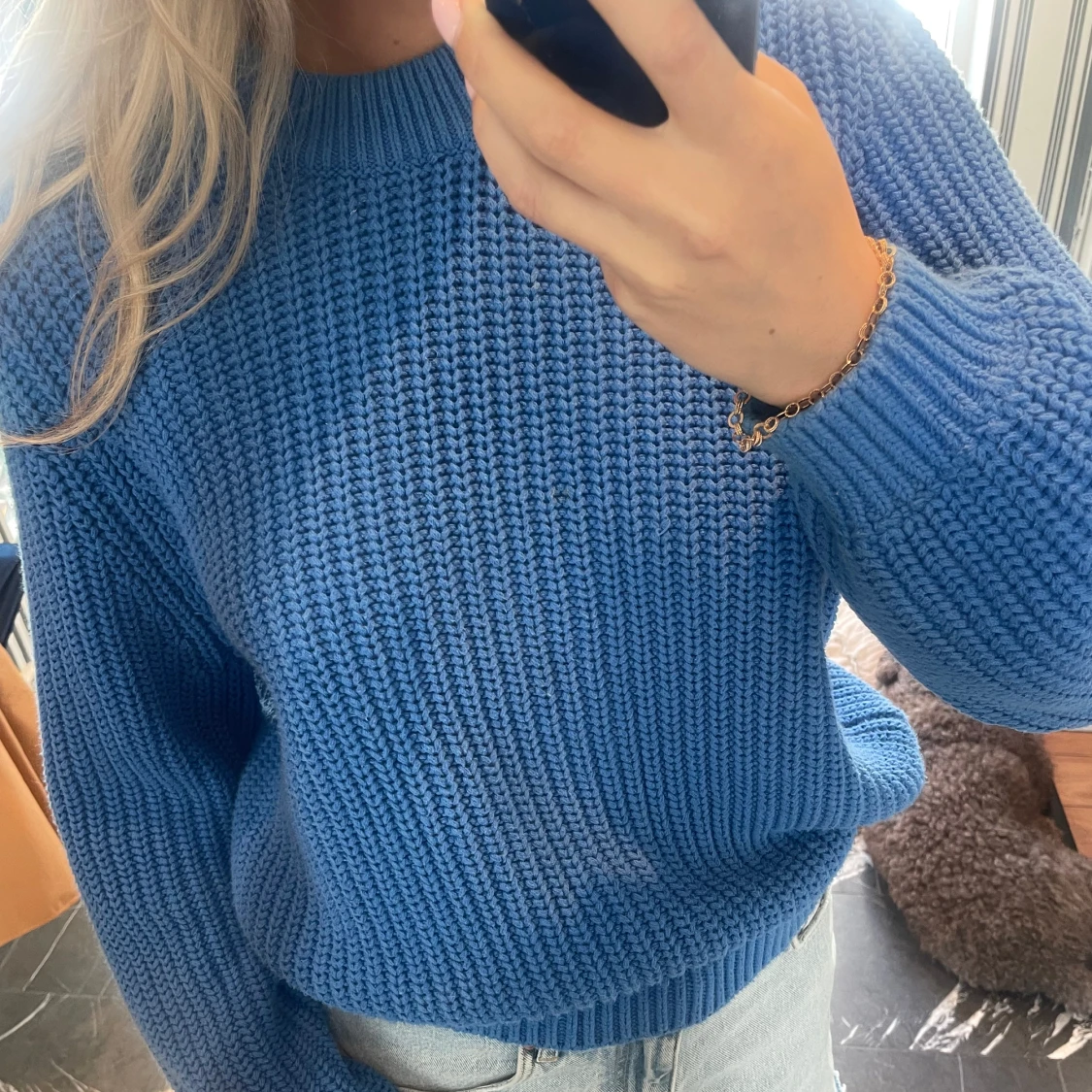 Stickad tröja från Lindex - 90