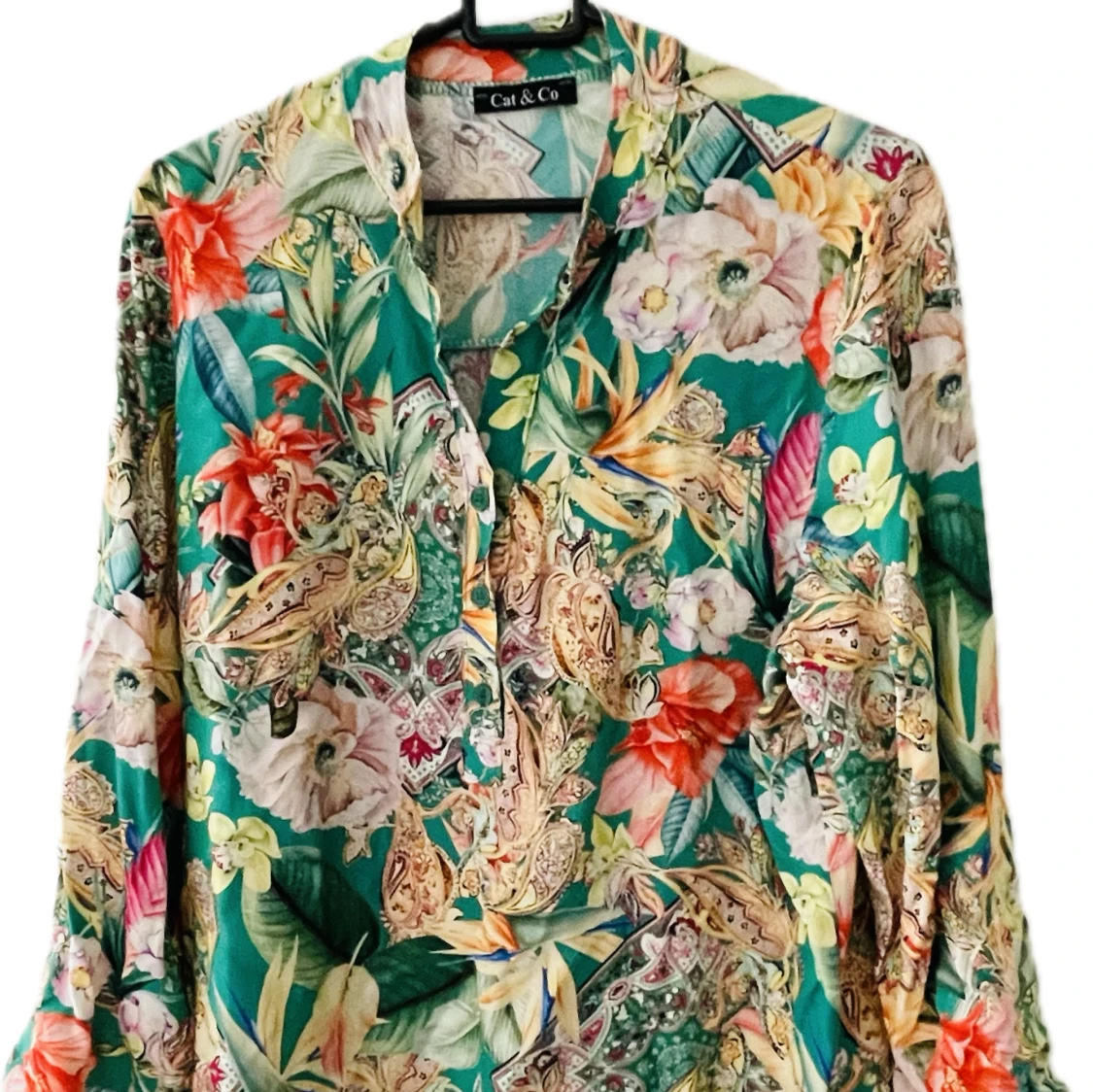 Jättefin skjorta/blus - S