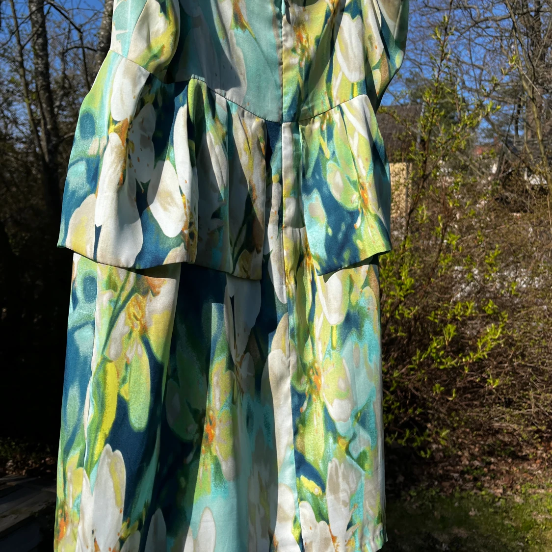 Blommig klänning - 93