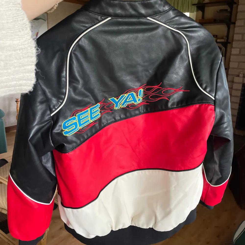 Motorbike jacket / faux skinnjacka. Jackor.