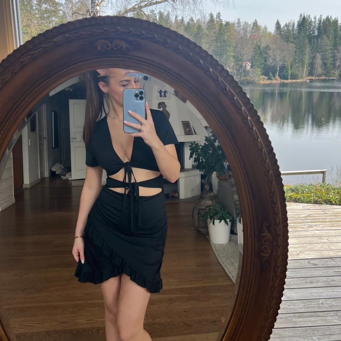 Söt svart klänning  - 90