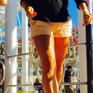 Shorts Zara - Storlek S men skulle säga mer S/M Aprikosfärgade