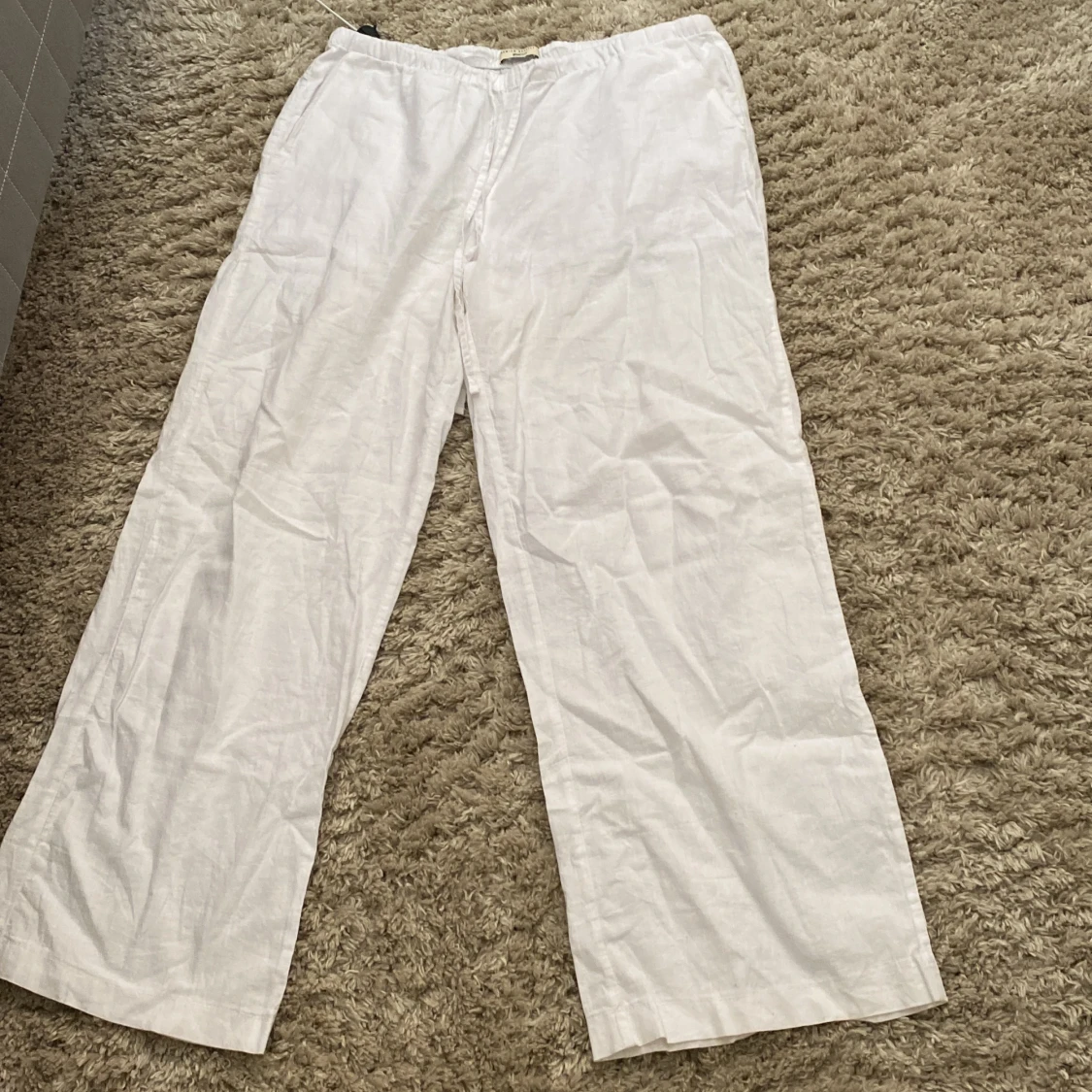 Fina tricot linnebyxor - 90