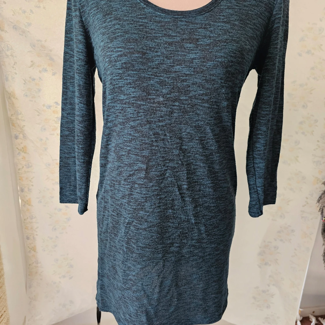 Mörkblå klänning från H&M