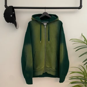 Asos Zip Hoodie  - Grön zip up hoodie från ASOS 