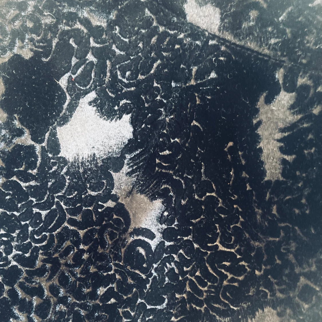 90s y2k sammet byxor velvet Impuls M paisley - 92