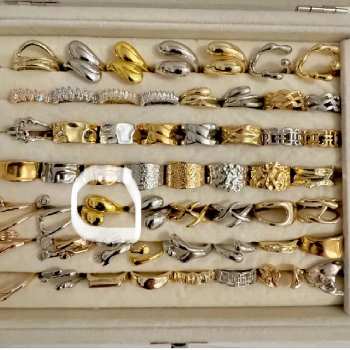 Guldpläterad ringe - 1