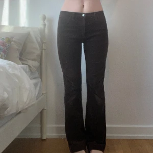 Manchester byxor  - Bruna Manchester byxor från Hunky Dory, stl 38., jag är 170 och de sitter bra i längden! Frakt tillkommer 