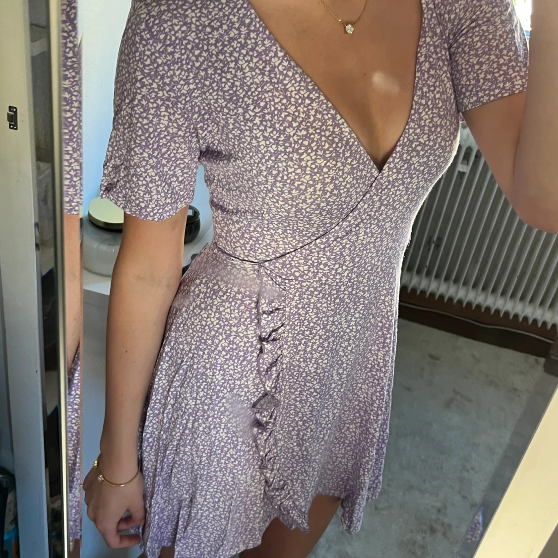 Blommig klänning - 91