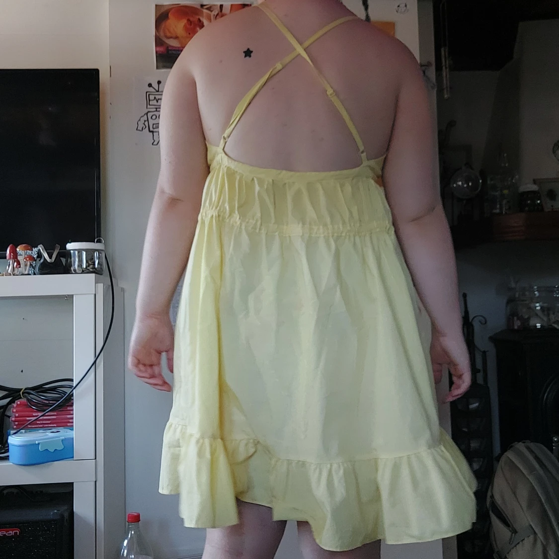 Gul sommarklänning  - 92