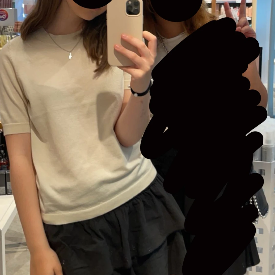 ”Stickad” t-shirt Lindex